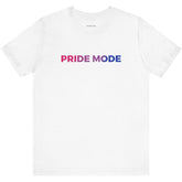 Bisexual Pride Mode Ombre Logo Tee